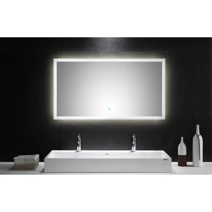 Posseik LED-Lichtspiegel 65 Cm X 120 Cm Neutralweiß Touch-Bedienung 3 Posseik LED-Lichtspiegel 65 Cm X 120 Cm Neutralweiß Touch-Bedienung – Bild 3