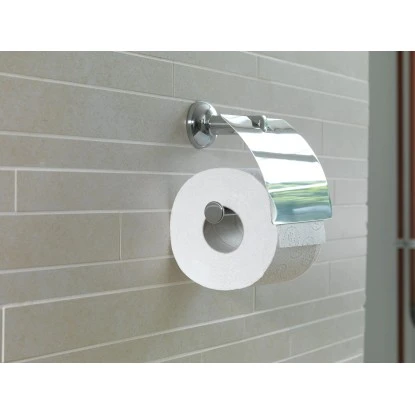 Spirella Toilettenpapierhalter Campagne Mit Deckel Chrom 2 Spirella Toilettenpapierhalter Campagne Mit Deckel Chrom – Bild 2