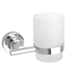 Tesa Nie Wieder Bohren Zahnputzbecher Luup Mit Hochglanzverchromtem Quersteg