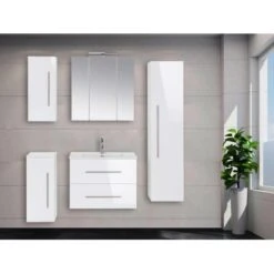 Posseik Waschtisch Homeline 54 Cm X 70 Cm X 46 Cm Weiß Hochglanz -Wenko Verkäufe 6361497 AB