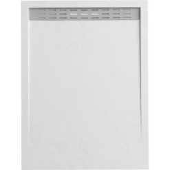 Verosan+ Duschplatte Mit Duschrinne Matt Weiß 120 Cm X 90 Cm