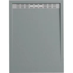 Verosan+ Duschplatte Mit Duschrinne Hellgrau 120 Cm X 90 Cm