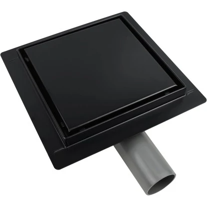 VerosanPro Duschrinne-Bodenablauf Nakia Quadratisch Matt Schwarz 20 Cm X 20 Cm 1 VerosanPro Duschrinne-Bodenablauf Nakia Quadratisch Matt Schwarz 20 Cm X 20 Cm