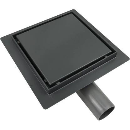 VerosanPro Duschrinne-Bodenablauf Nakia Quadratisch Matt Dunkelgrau 25 X 25 Cm 1 VerosanPro Duschrinne-Bodenablauf Nakia Quadratisch Matt Dunkelgrau 25 X 25 Cm