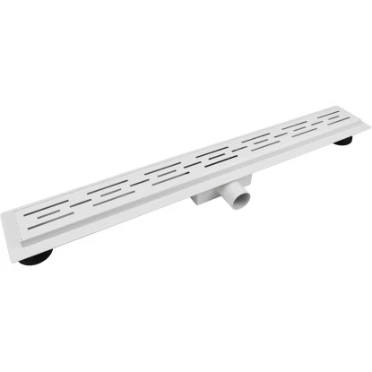 VerosanPro Duschrinne Nakia DR1 Komplettset Inkl. Designrost Matt Weiß 80 Cm 1 VerosanPro Duschrinne Nakia DR1 Komplettset Inkl. Designrost Matt Weiß 80 Cm