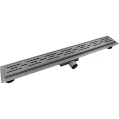 VerosanPro Duschrinne Nakia DR1 Komplettset Inkl. Designrost Matt Hellgrau 70 Cm