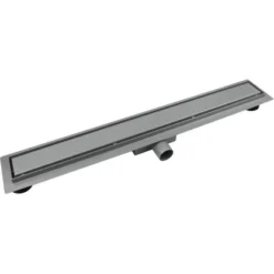 VerosanPro Duschrinne Nakia DR2 Komplettset Inkl. Designrost Matt Hellgrau 80 Cm