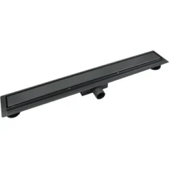 VerosanPro Duschrinne Nakia DR2 Komplettset Designrost Matt Dunkelgrau 80 Cm