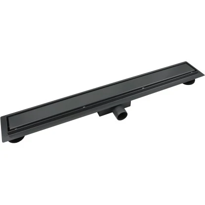 VerosanPro Duschrinne Nakia DR2 Komplettset Designrost Matt Dunkelgrau 80 Cm 1 VerosanPro Duschrinne Nakia DR2 Komplettset Designrost Matt Dunkelgrau 80 Cm