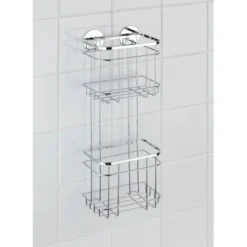 Wenko Turbo-Loc Wandregal 2 Etagen Edelstahl Glänzend -Wenko Verkäufe 655229 1068 picture 4