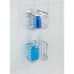 Wenko Turbo-Loc Wandregal 2 Etagen Edelstahl Glänzend -Wenko Verkäufe 655229 1068 picture 6