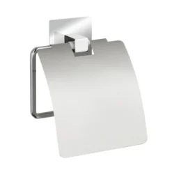 Wenko Turbo-Loc Edelstahl Toilettenpapierhalter Mit Deckel Quadro 13 X 16.5 X 3. -Wenko Verkäufe 67448 sb freisteller de 02