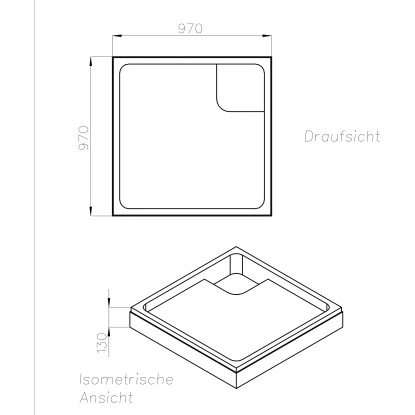 Ottofond Wannenträger Maui-Q 100 Cm 2 Ottofond Wannenträger Maui-Q 100 Cm – Bild 2