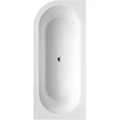 Ottofond Eck-Badewanne Modena Corner Links 178 Cm Weiß