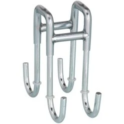 Wenko Doppel-Duschhaken Edelstahl Glänzend