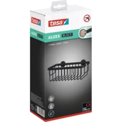 Tesa Duschkorb Aluxx Schwarz Matt Inkl. Klebelösung -Wenko Verkäufe 735483 2009 04