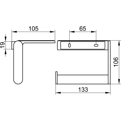 Keuco Toilettenpapierhalter Plan Mit Ablage Verchromt 2 Keuco Toilettenpapierhalter Plan Mit Ablage Verchromt – Bild 2