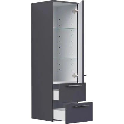 Posseik Badmöbel-Set Homeline 100 CmAnthrazit Seidenglanz 5-teilig 9 Posseik Badmöbel-Set Homeline 100 CmAnthrazit Seidenglanz 5-teilig – Bild 9