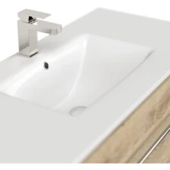 Posseik Badmöbel-Set Homeline 100 Cm Eiche Hell5-teilig 16 Posseik Badmöbel-Set Homeline 100 Cm Eiche Hell5-teilig -Wenko Verkäufe 73 AVERSASET1005000214DE 5