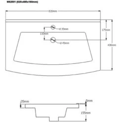 Posseik Badmöbel-Set Luna 80 Cm Beton 4-teilig -Wenko Verkäufe 73 MODENASET804000216DE 10