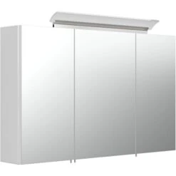 Posseik Badmöbel-Set Teramo 100 Cm Weiß Hochglanz 5-teilig -Wenko Verkäufe 73 TERAMOSET1005000101DE 5