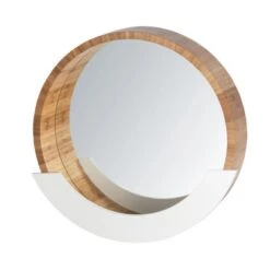 Wenko Wandspiegel Finja Mit Ablage Bambus 39 X 38 X 9.5 Cm Braun -Wenko Verkäufe 74910 sb freisteller de 03