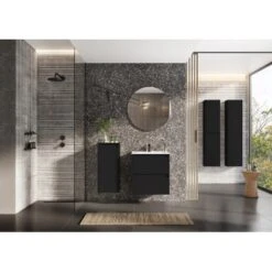 Maximus Waschbeckenunterschrank Sisi Schwarz Matt 60 Cm -Wenko Verkäufe 758080 4807 4