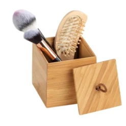 Wenko Bambus Box Terra S Mit Deckel 0.45 L Bambus 9 X 9 X 9 Cm Natur -Wenko Verkäufe 76327 sb freisteller de 03