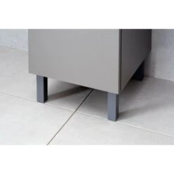 Pelipal Fuß-Set Eckig Quarzgrau