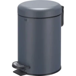 Baliv Tretmülleimer 3 L Metall Anthrazit