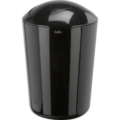 Baliv Kosmetikeimer 6 L Schwarz Glänzend