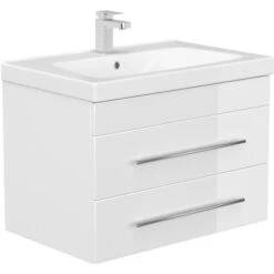 Posseik Waschplatz 75 Cm Joy Weiß -Wenko Verkäufe 80021 4873 JOY75000101DE 3