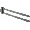 Grohe Handtuchhalter Selection 2-armig Schwenkbar Hard Graphite Gebürstet