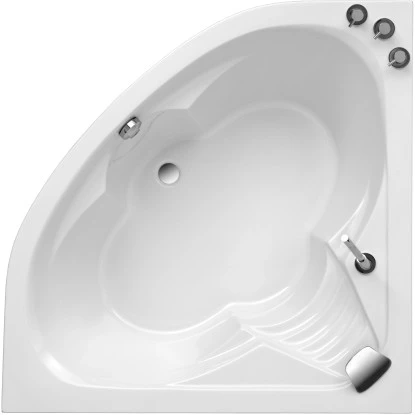 Ottofond Eck-Badewanne Cascade 140 Cm Weiß 1 Ottofond Eck-Badewanne Cascade 140 Cm Weiß