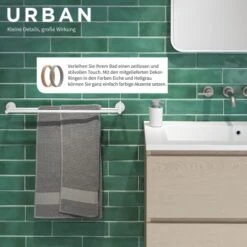 Tiger Urban Handtuchhalter Doppelt 60 Cm Weiß 12 Tiger Urban Handtuchhalter Doppelt 60 Cm Weiß -Wenko Verkäufe 8720553001232 4621 9