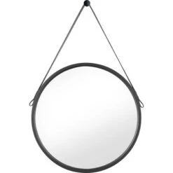 Baliv Wandspiegel SP-50.20 RundØ 50 Cm Schwarz