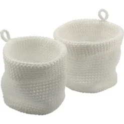 Baliv Aufbewahrungskorb Weiß 2er Set