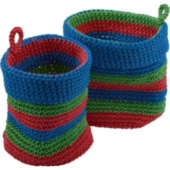 Baliv Aufbewahrungskorb Bunt 2er Set