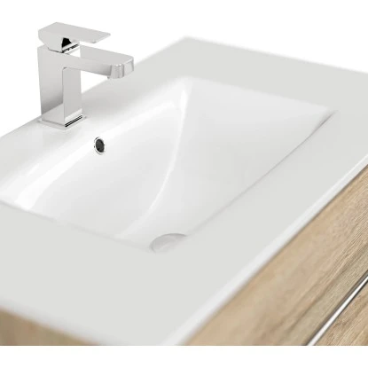 Posseik Badmöbel-Set Homeline 80 Cm Eiche Hell 6-teilig 10 Posseik Badmöbel-Set Homeline 80 Cm Eiche Hell 6-teilig – Bild 10