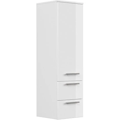 Posseik Badmöbel-Set Luna 80 Cm Weiß Hochglanz 3-teilig 6 Posseik Badmöbel-Set Luna 80 Cm Weiß Hochglanz 3-teilig – Bild 6