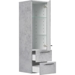 Posseik Badmöbel-Set Luna 80 Cm Beton 4-teilig -Wenko Verkäufe 873 MODENASET804000216DE 8