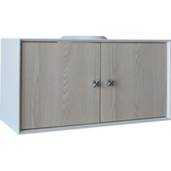 Fackelmann Waschbeckenunterschrank 67,5 Cm Ix! Weiß-Esche