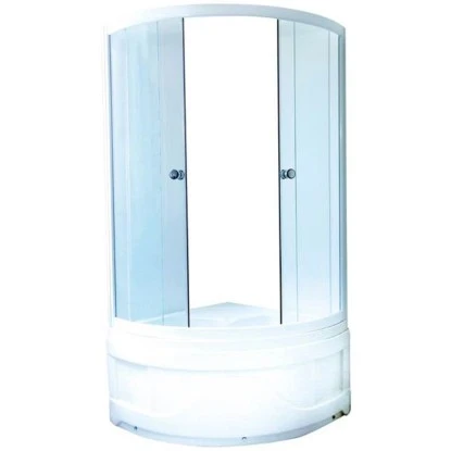 Sanotechnik Rundduschen-Set Mit Hoher Brausetasse 190 Cm X 90 Cm X 90 Cm Weiß 1 Sanotechnik Rundduschen-Set Mit Hoher Brausetasse 190 Cm X 90 Cm X 90 Cm Weiß