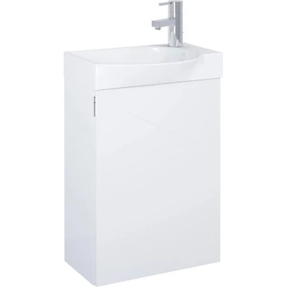 Elita Waschplatz Rave 45 Cm Soft-Close-Tür Weiß Hochglanz 2 Elita Waschplatz Rave 45 Cm Soft-Close-Tür Weiß Hochglanz – Bild 2