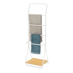 Wenko Handtuchhalter Verona Weiß Metall 51 X 156,5 X 40 Cm Weiß -Wenko Verkäufe 90651 sb freisteller de 03