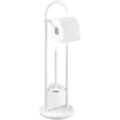 Wenko Stand WC-Garnitur Siena Weiß 63 Cm X 19 Cm X 19 Cm