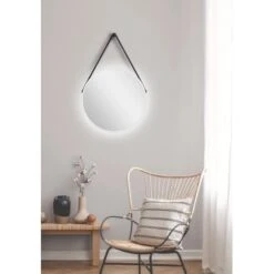DSK Design LED-Lichtspiegel Silver Barbier Ø 50 Cm Weiß Matt Rund -Wenko Verkäufe 931343 2963 5