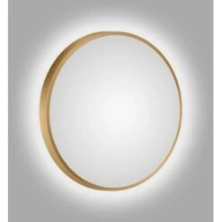 DSK Design LED-Lichtspiegel Silver Barbier Ø 50 Cm Gold Rund -Wenko Verkäufe 931346 2963 4