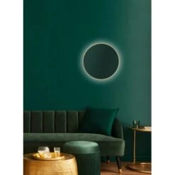 DSK Design LED-Lichtspiegel Silver Barbier Ø 50 Cm Gold Rund -Wenko Verkäufe 931346 2963 6