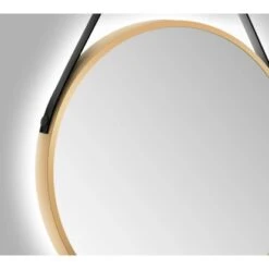 DSK Design LED-Lichtspiegel Silver Barbier Ø 50 Cm Gold Rund -Wenko Verkäufe 931346 2963 8